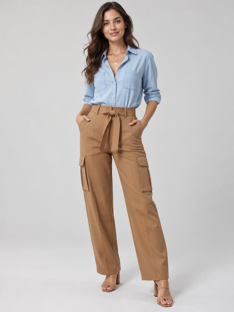 [DEMO] Calça Cargo Estruturada